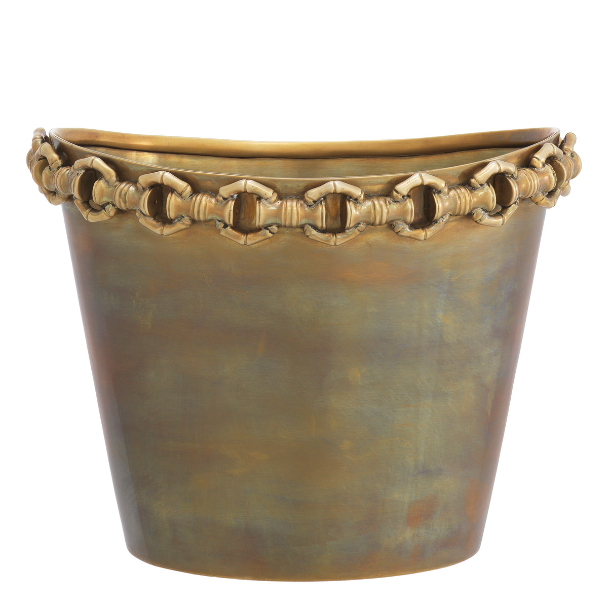 Wine Cooler Clementine Vintage Brass Finish Eichholtz