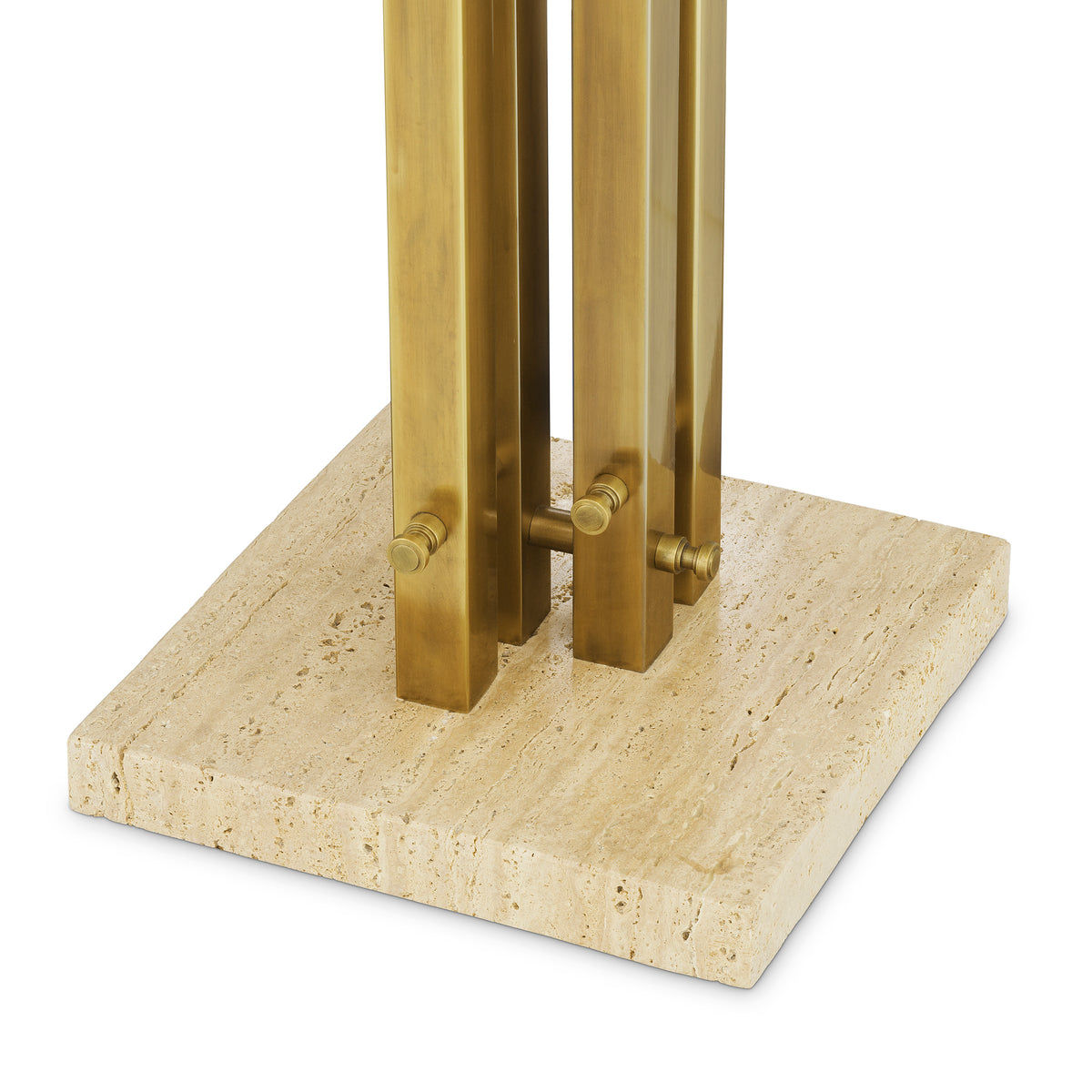 Floor Lamp Destino Vintage Brass Finish Incl Shade Eichholtz