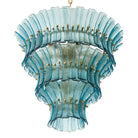 Chandelier Toscano Blue Glass Eichholtz