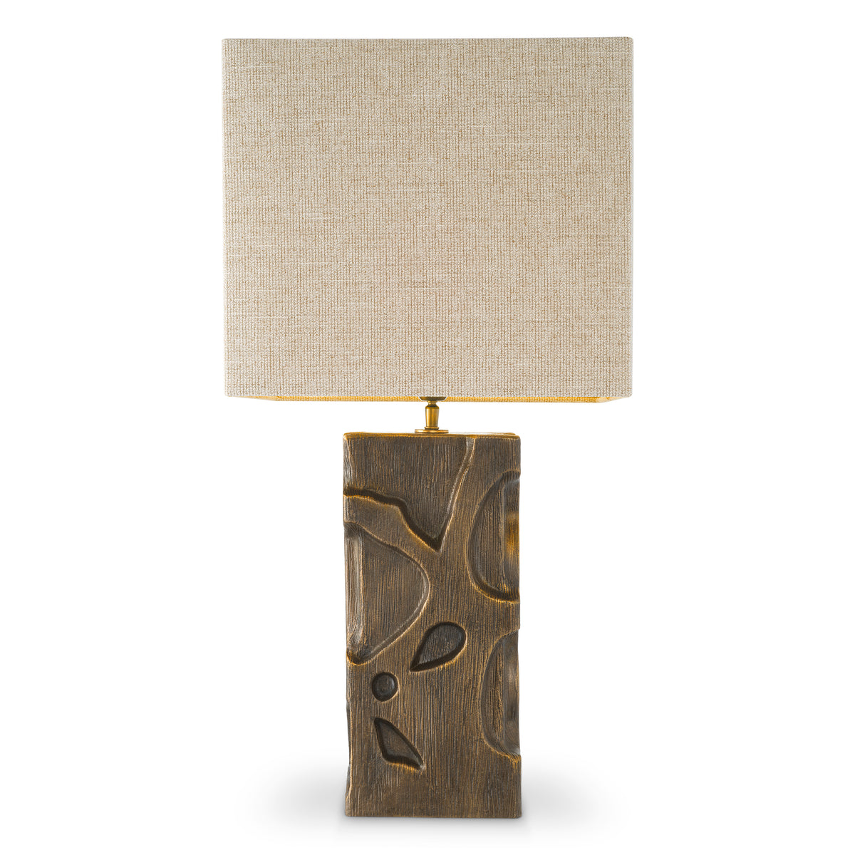 Table Lamp Enzo Vintage Brass Finish Incl Shade Eichholtz