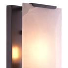 Wall Lamp Ortiz Bronze Highlight Finish Alabaster Eichholtz