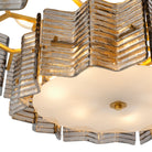 Chandelier Silvano Smoke Glass Eichholtz