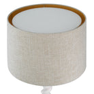 Table Lamp Massimo Piano White Finish Incl Shade Eichholtz