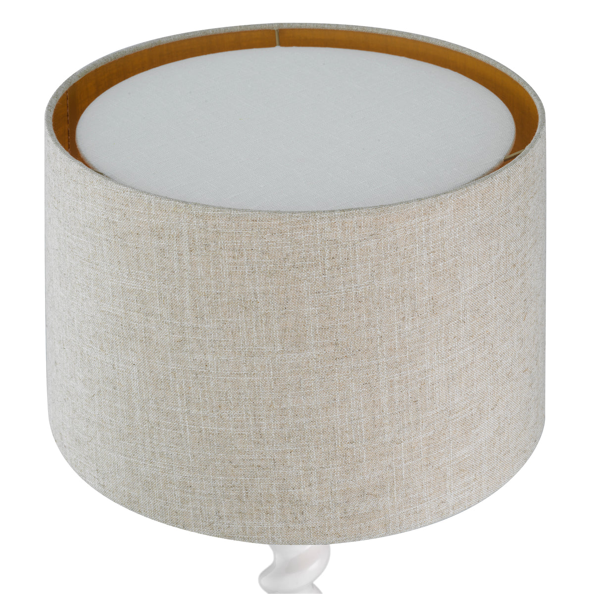 Table Lamp Massimo Piano White Finish Incl Shade Eichholtz