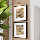 Print Metallic Undulation By June Erica Vess Set Of 2 Eichholtz