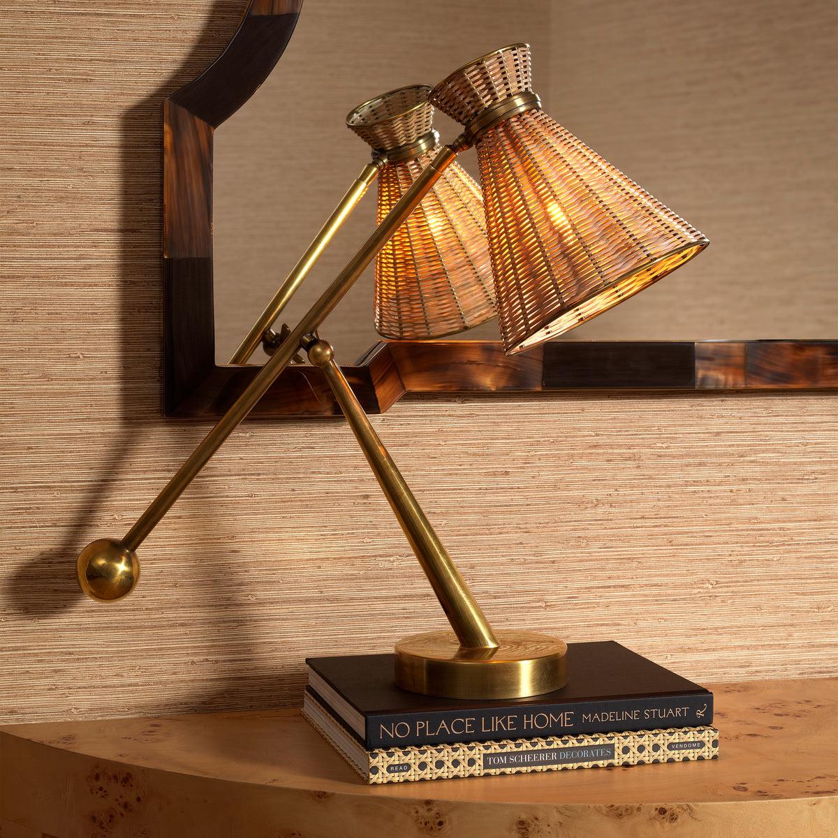 Table Lamp Kon Tiki Rattan Eichholtz