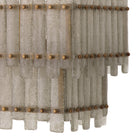 Chandelier Caprera Rectangular Antique Brass Finish Eichholtz