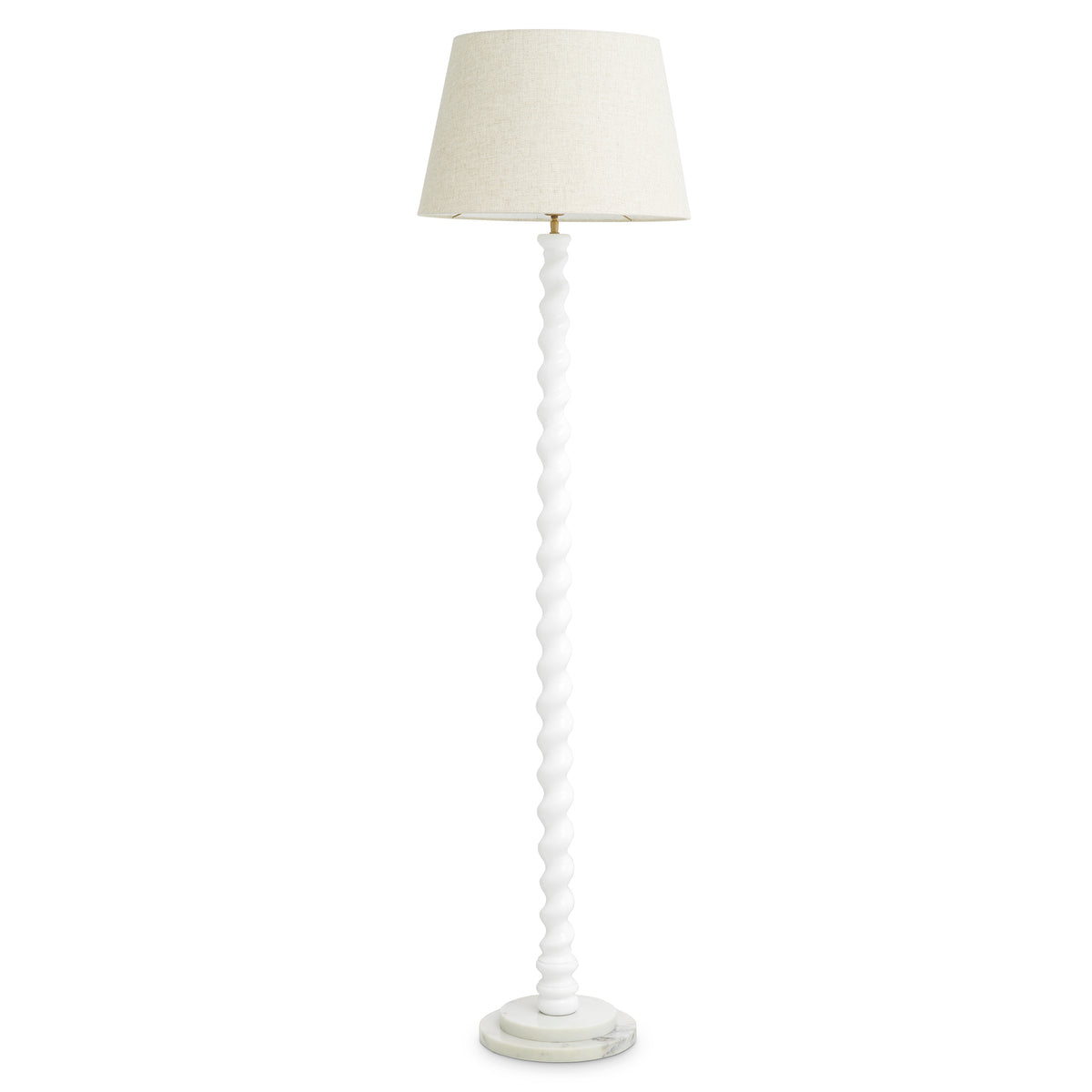 Floor Lamp Massimo Piano White Finish Incl Shade Eichholtz