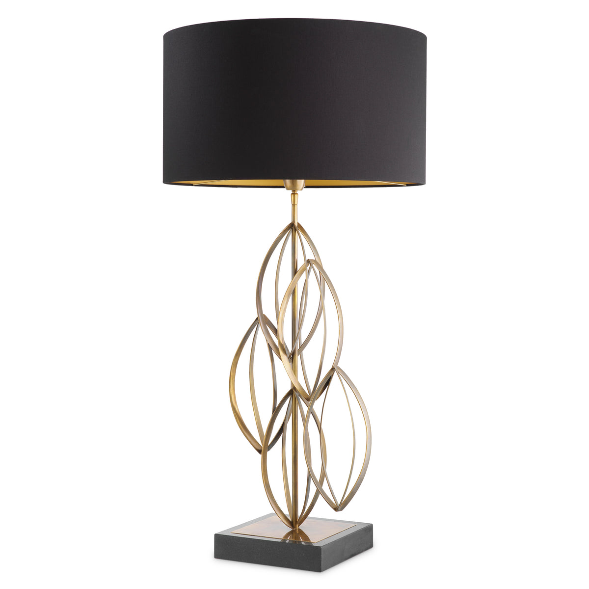 Table Lamp Bellamont Vintage Brass Finish Incl Shade Eichholtz