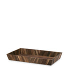 Desk Tray Harvard Small Straw Marquetry Brown Eichholtz