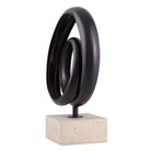 Object Elena Bronze Highlight Finish Travertine Eichholtz