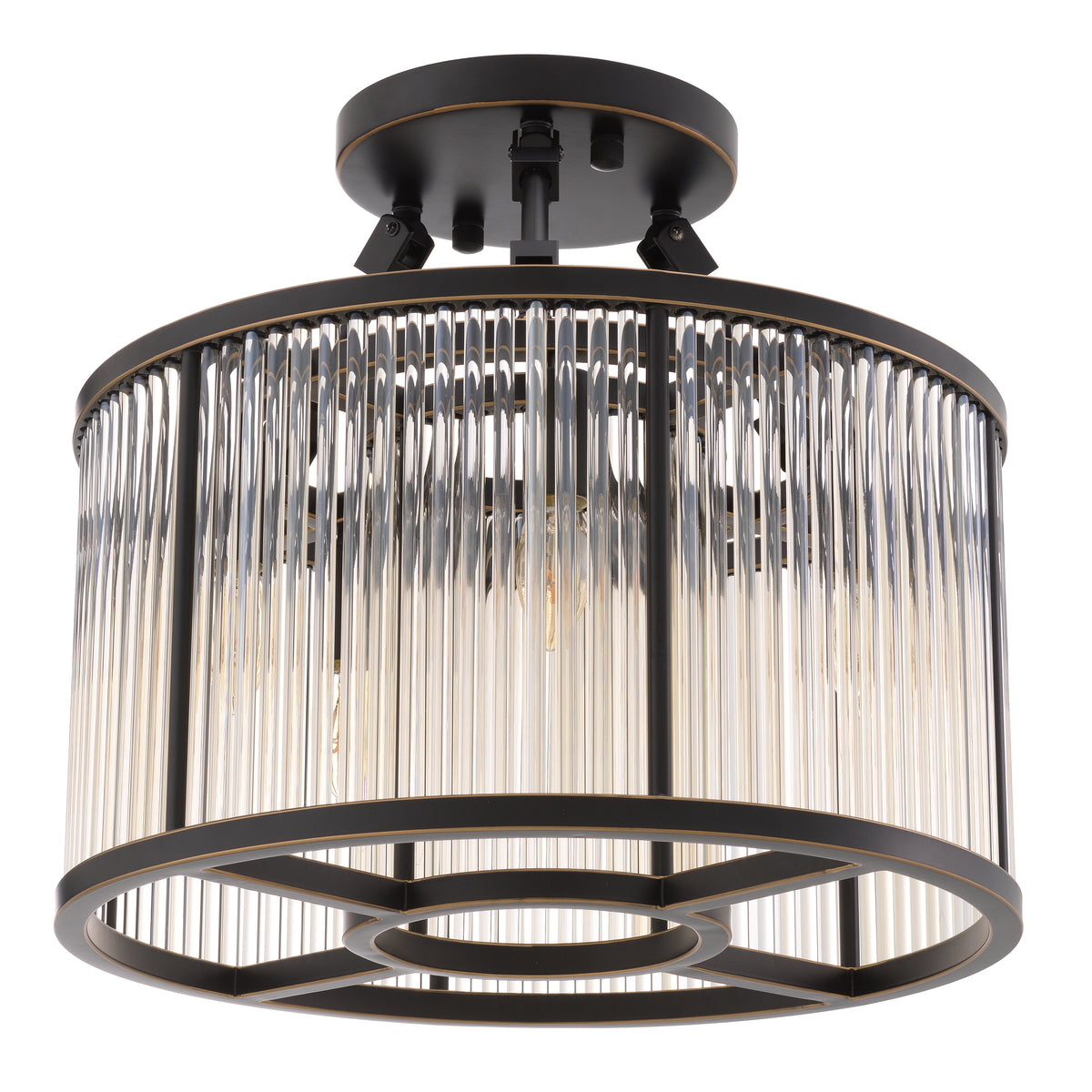 Ceiling Lamp Bernardi Small Bronze Highlight Finish Eichholtz