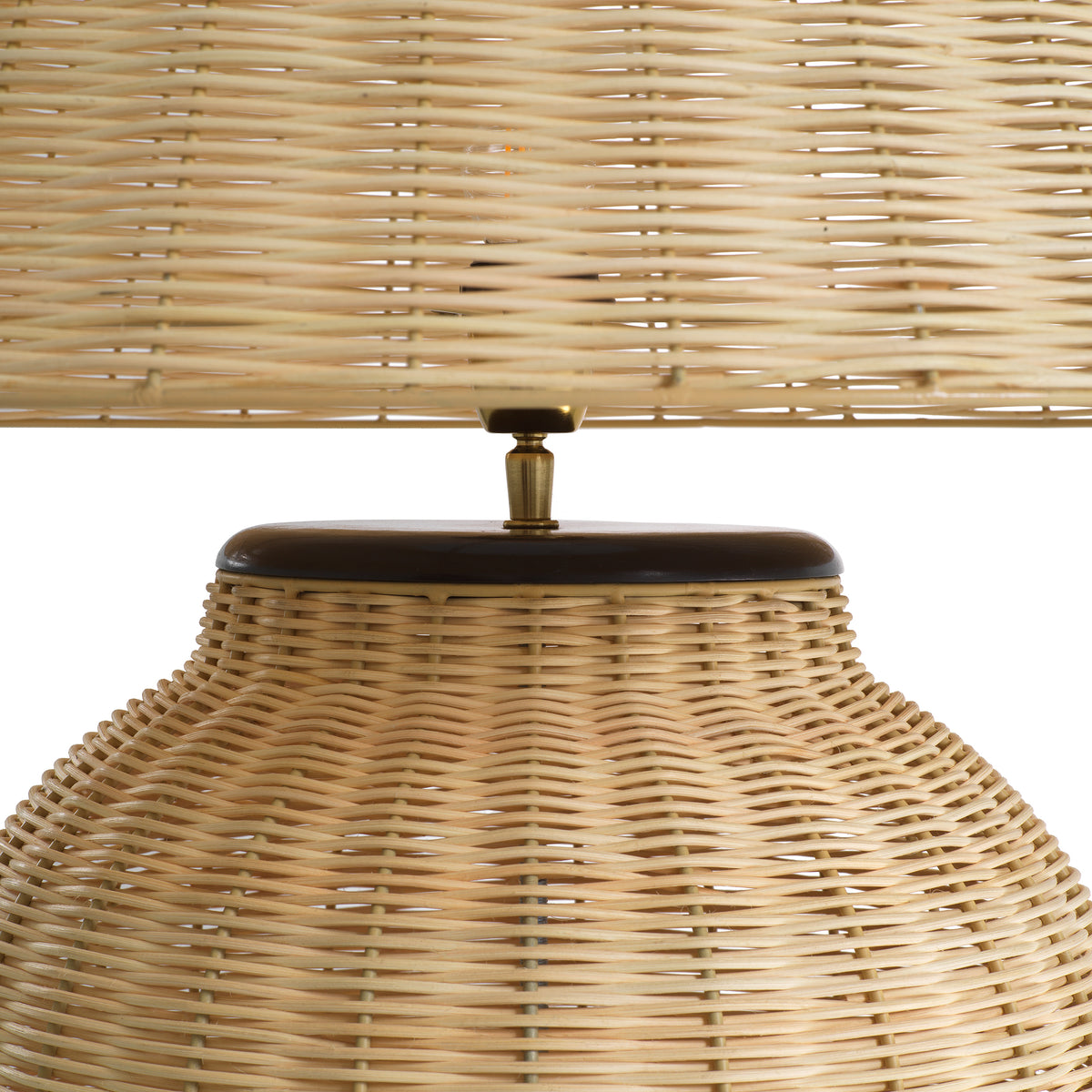 Table Lamp Dupoint Natural Rattan Incl Shade Eichholtz