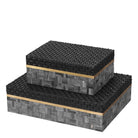 Box Seaside Large Black Grey Eichholtz