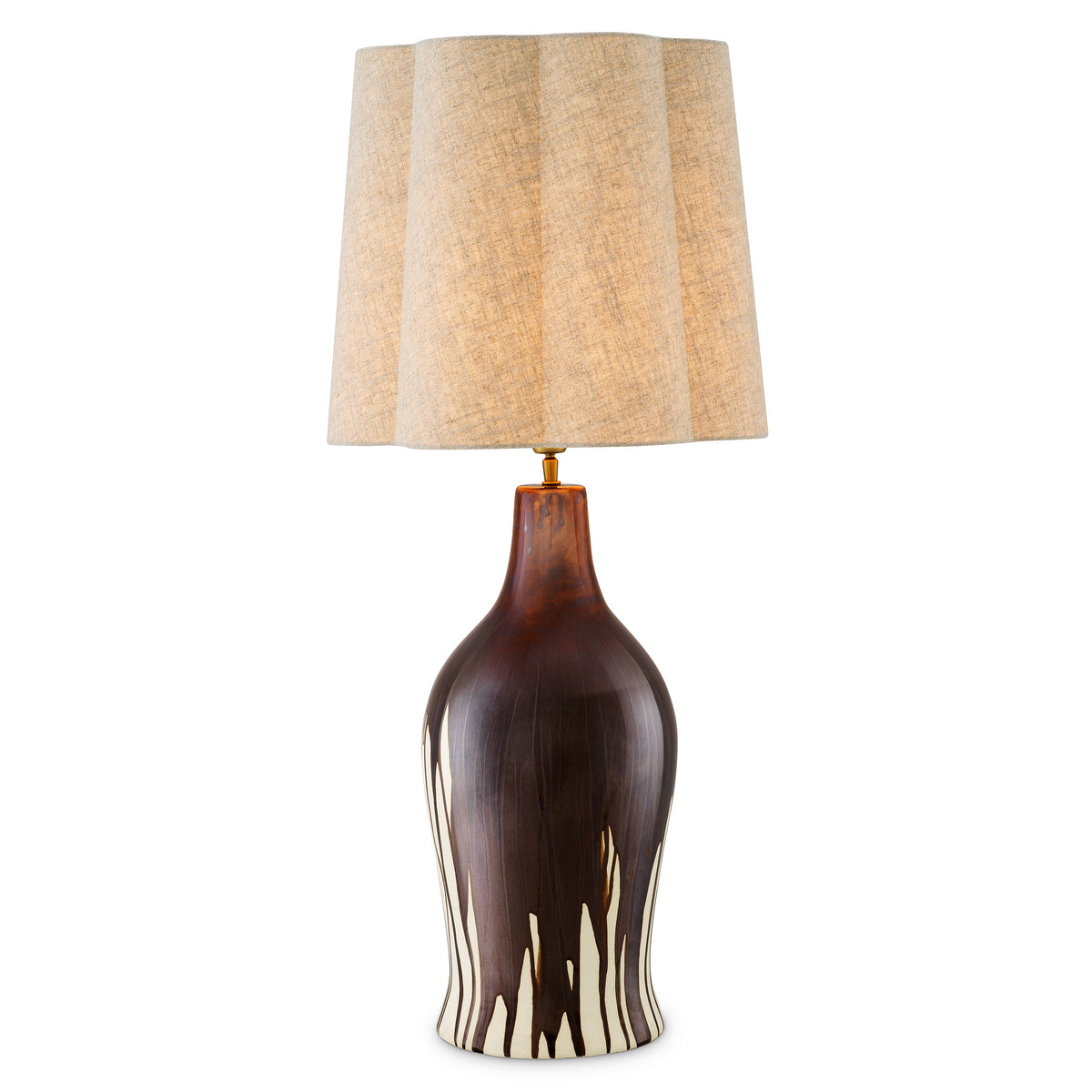 Table Lamp Beatriz Brown Finish Incl Shade Eichholtz