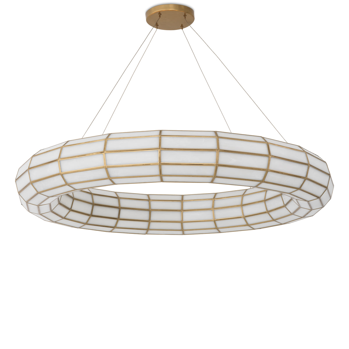 Chandelier Ronco Antique Brass Finish Eichholtz