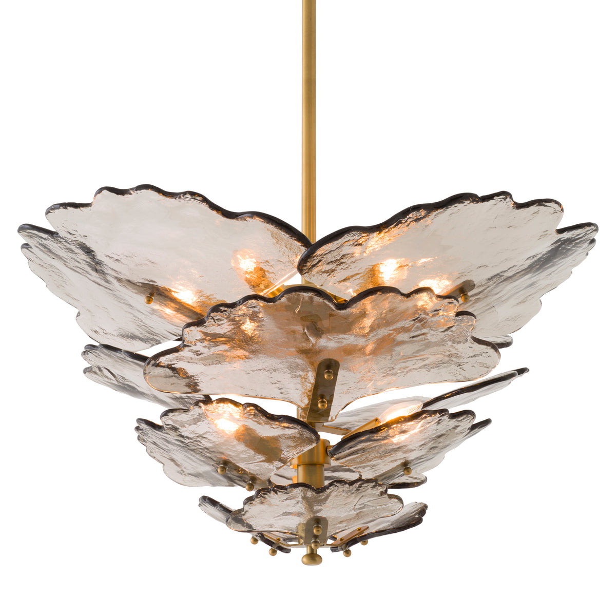 Chandelier Florina Smoke Glass Eichholtz