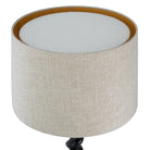 Table Lamp Massimo Piano Black Finish Incl Shade Eichholtz