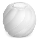 Vase Sicilia Large White Glass Eichholtz