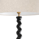 Floor Lamp Massimo Piano Black Finish Incl Shade Eichholtz
