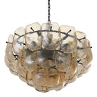 Chandelier Gustave Champagne Coloured Glass Eichholtz