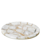 Tray Sonora Round Agate Stone Eichholtz