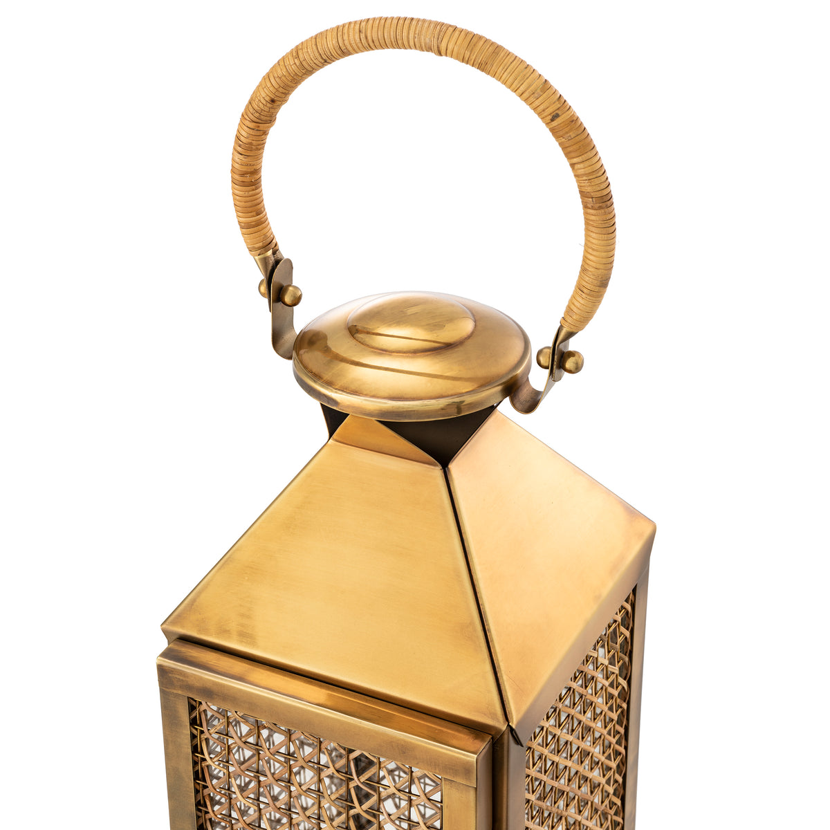Hurricane Festival Small Vintage Brass Finish Eichholtz