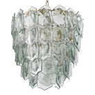 Chandelier Elias Vintage Brass Finish Clear Glass Eichholtz