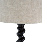 Table Lamp Massimo Piano Black Finish Incl Shade Eichholtz