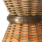 Pendant Kon Tiki Vintage Brass Finish Natural Rattan Eichholtz