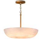 Pendant Ariano Antique Brass Finish Alabaster Eichholtz