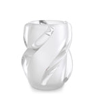 Vase Celestino Small Frosted White Glass Eichholtz