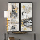 Life Scenes Abstract Art - Set of 2 by Uttermost