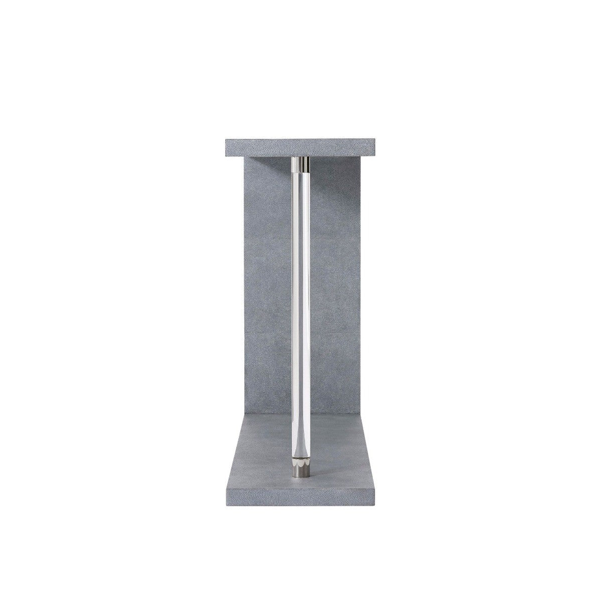 Phenomenon Console Table in Faux Shagreen by Theodore Alexander