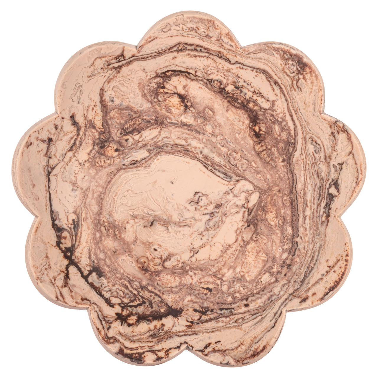 Peony Chocolate Brown Bowl by Richmond Interiors