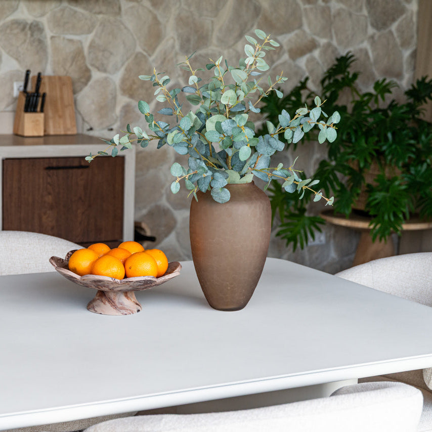 Vera Brown Glass Vase by Richmond Interiors