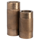 Sky Brushed Gold Candle Holder - Large by Richmond Interiors