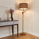 Enzo Antique Brass Finish Floor Lamp by RV Astley