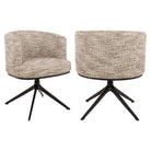 Cheyenne Trendy Natural Swivel Chair by Richmond Interiors