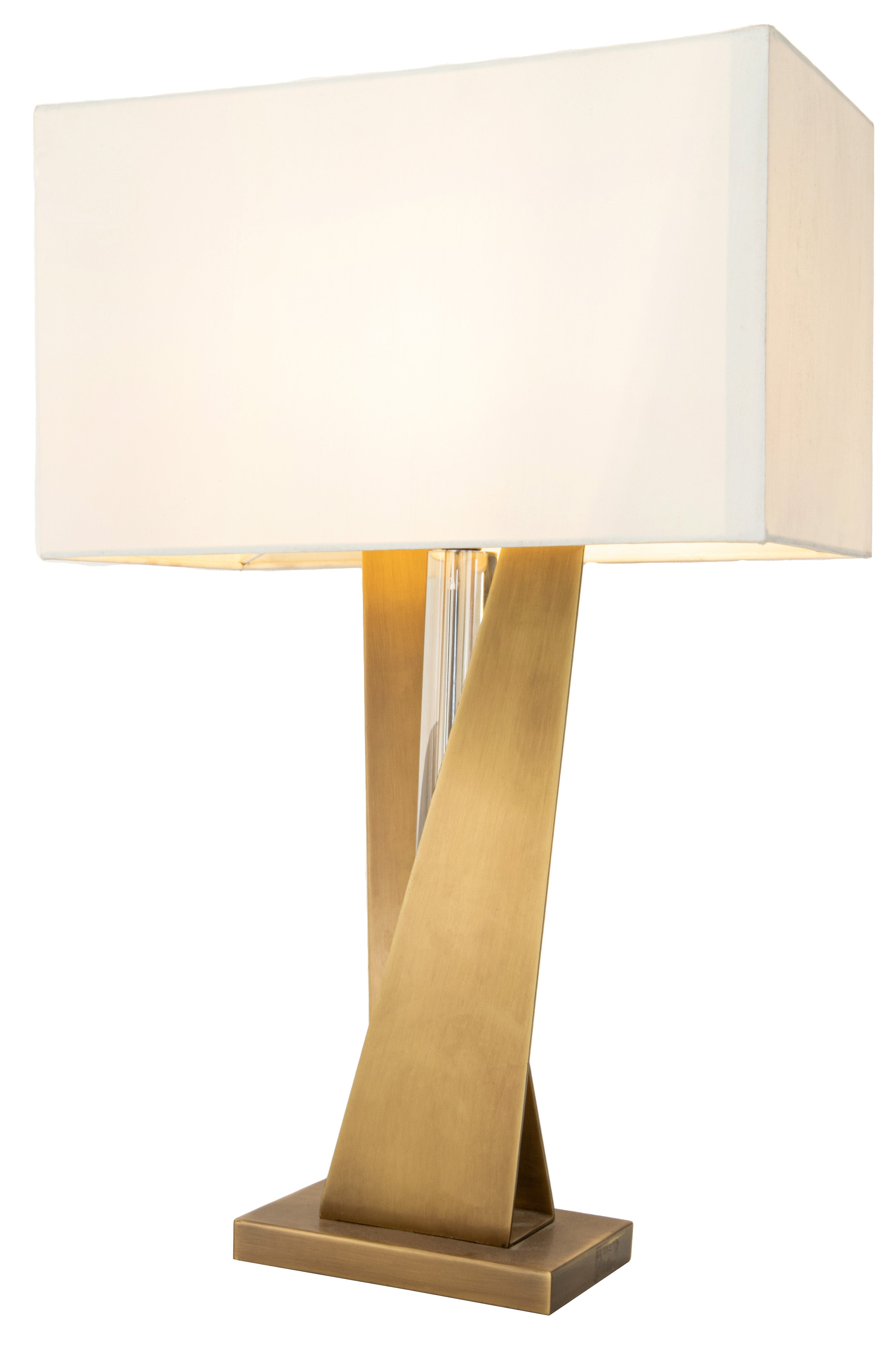 Cabra Antique Brass Table Lamp by RV Astley