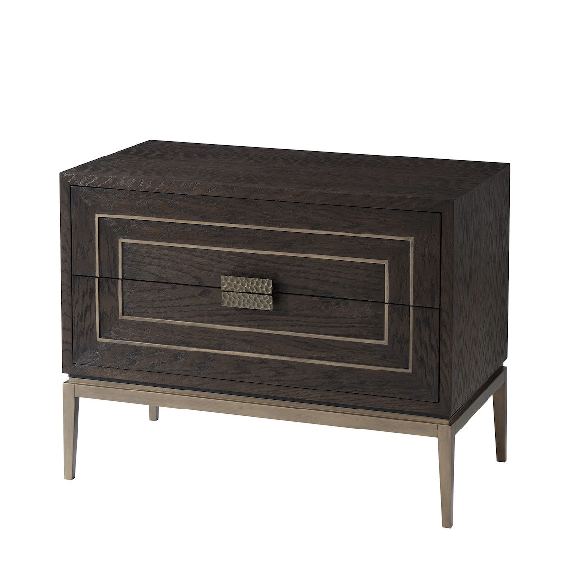 Bedside Chest Genevra in Ballentine Finish by Theodore Alexander