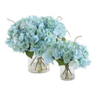 Tranquil Blooms In Glass Vases Set of 2 by Uttermost