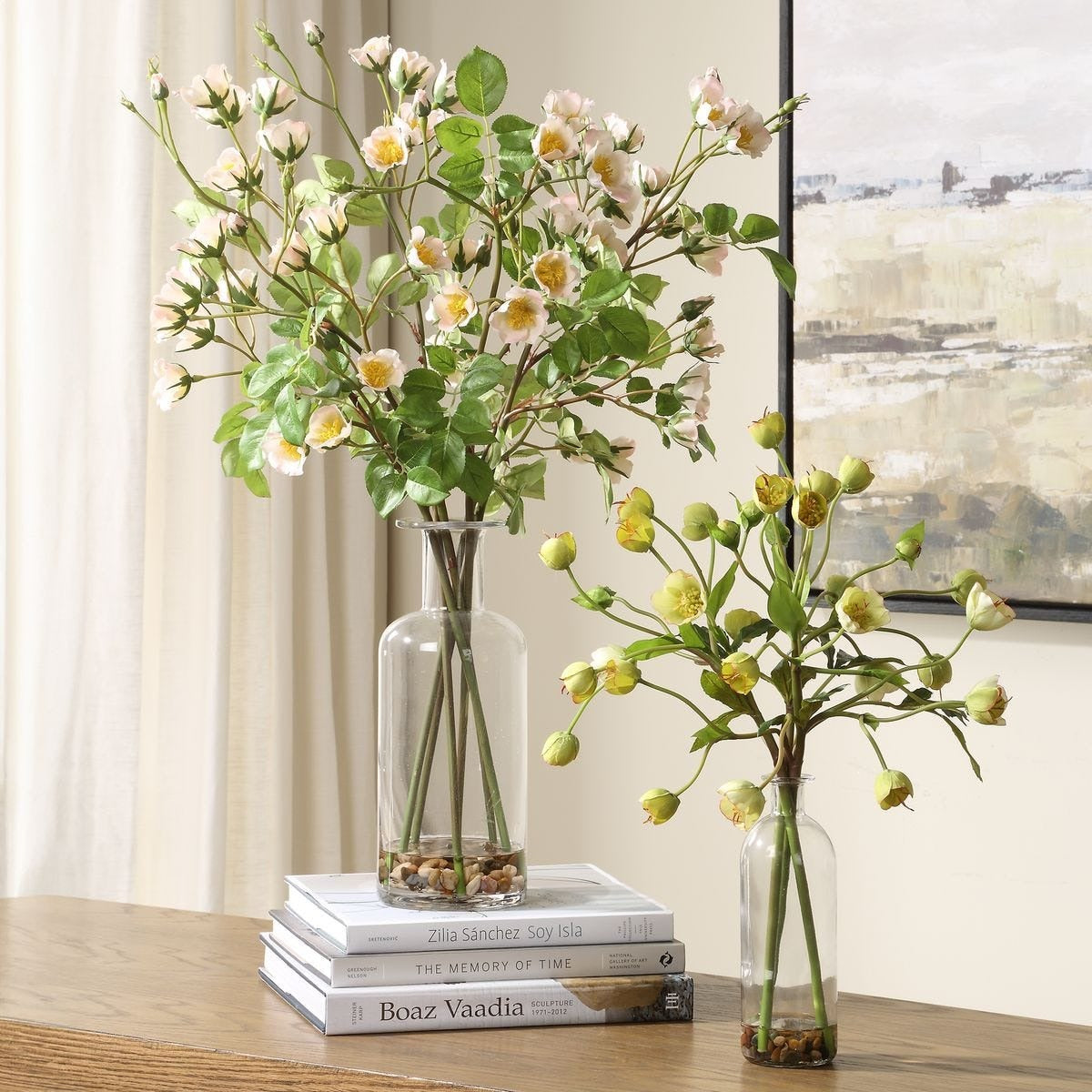 Tranquility Lenten Rose Bouquets Set of 2 by Uttermost