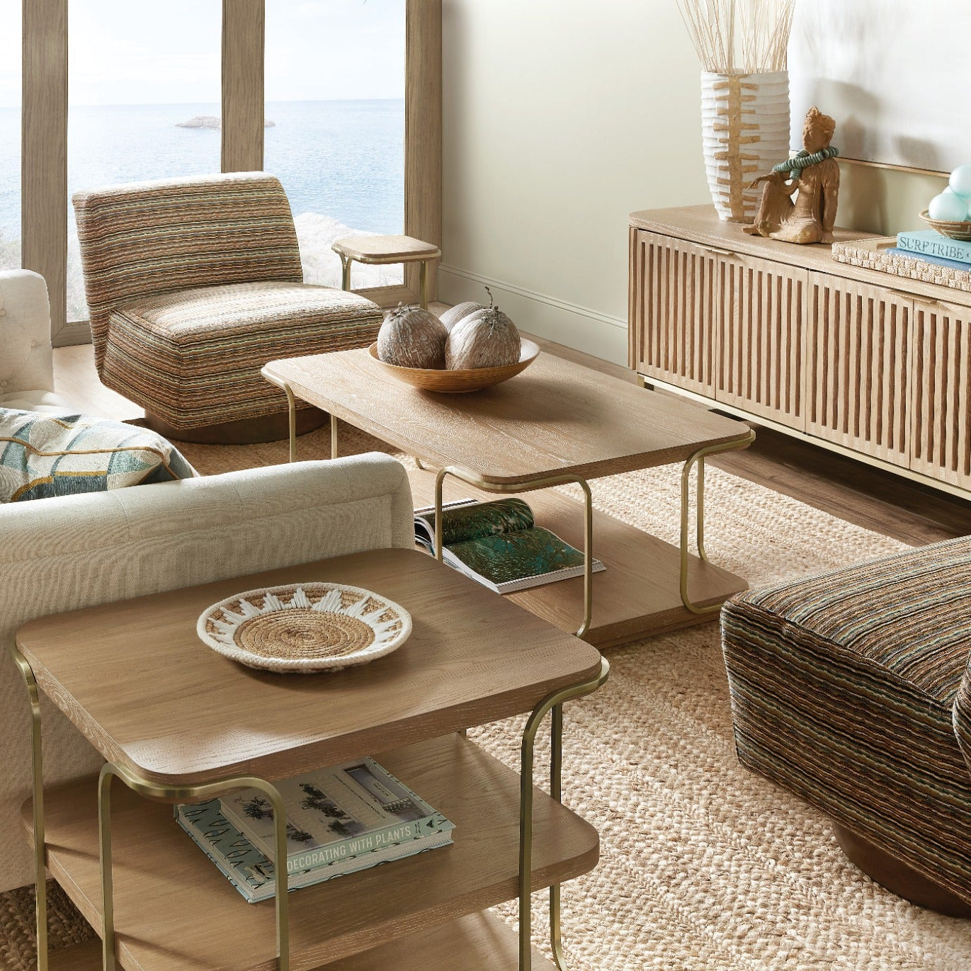 Banyon Bay Rectangle Coffee Table by Hooker