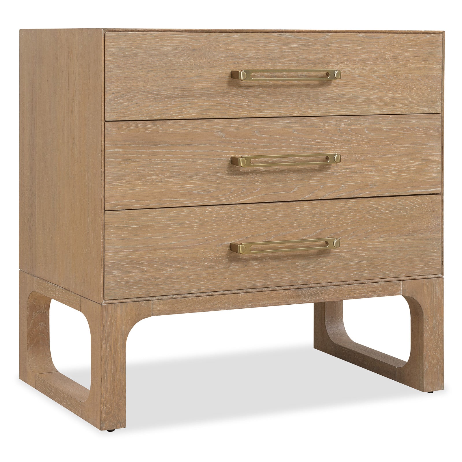 Banyon Bay Three Drawer Bedside Table by Hooker
