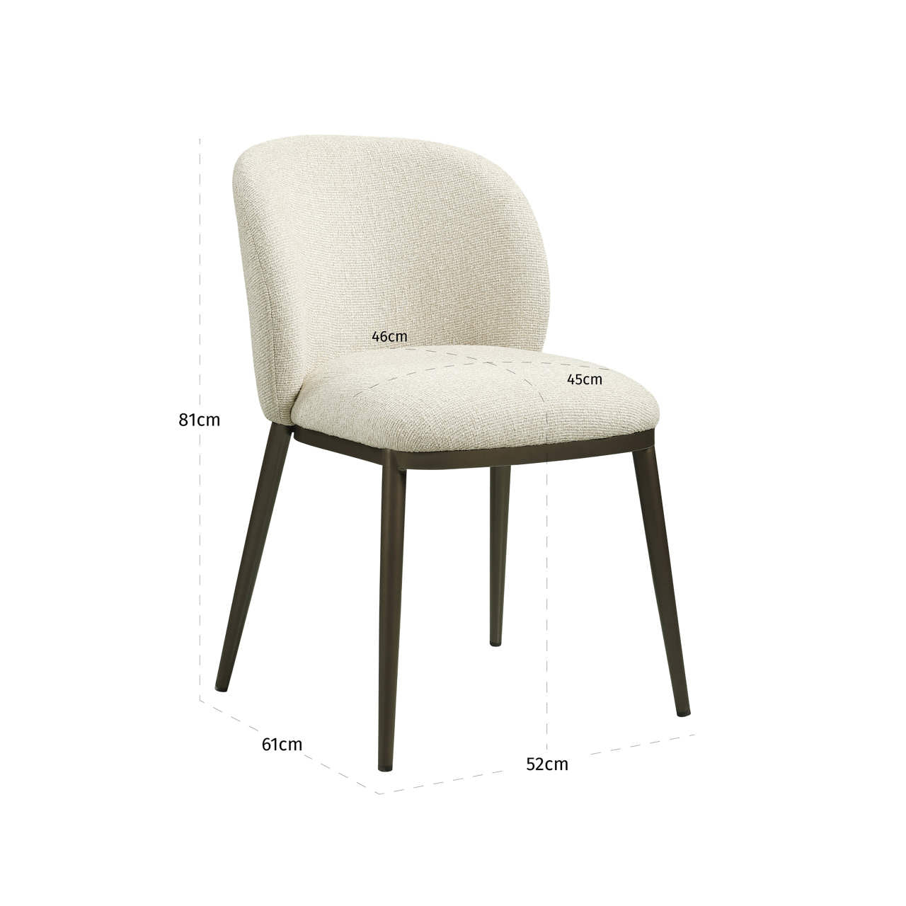 Gandy Biscotti Dining Chair by Richmond Interiors