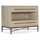 Cascade Two-Drawer Bedside Table by Hooker