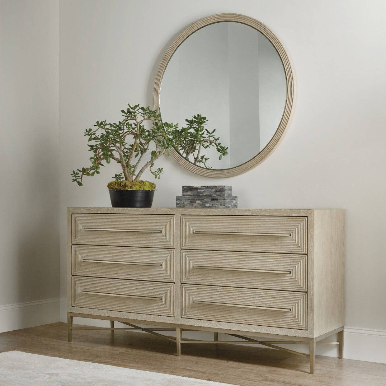 Cascade Wide Chest of Drawers by Hooker