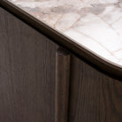 Langford Brown Oak Wood & Ceramic Sideboard by Richmond Interiors
