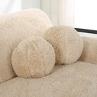 Abide Ball Sheepskin Pillows - Set of 2 by Uttermost